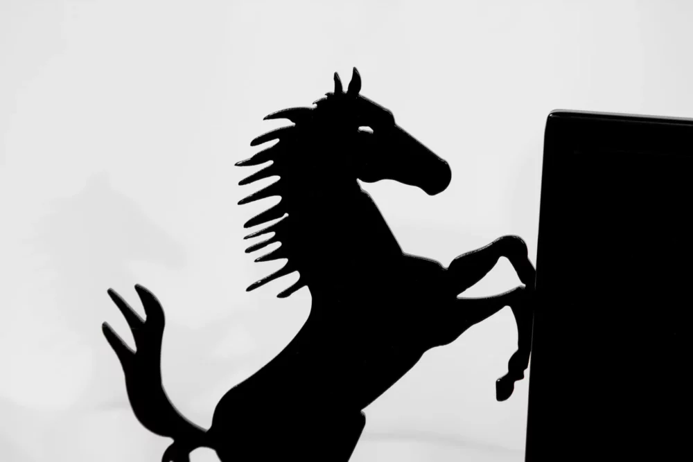 Tabliczka informacyjna z końmi2 Tabliczka informacyjna z końmi2