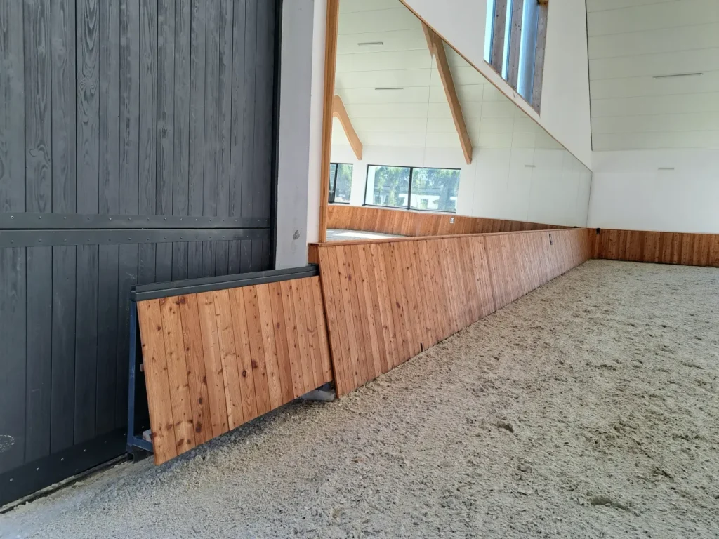 Boards on a metal frame LARCH
