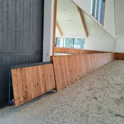Boards on a metal frame LARCH